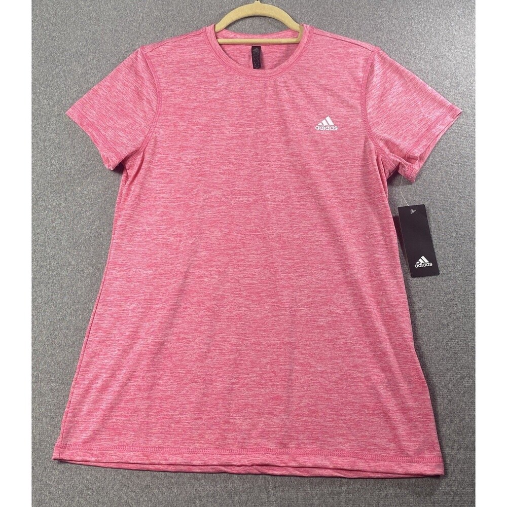 Adidas Women T-shirt Pink Fusion Size M ( See Pic)